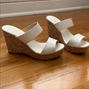 Jimmy Choi white sandals